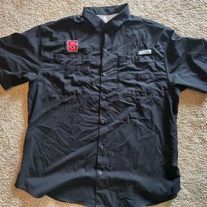 NC State University Columbia PFG Button Up
